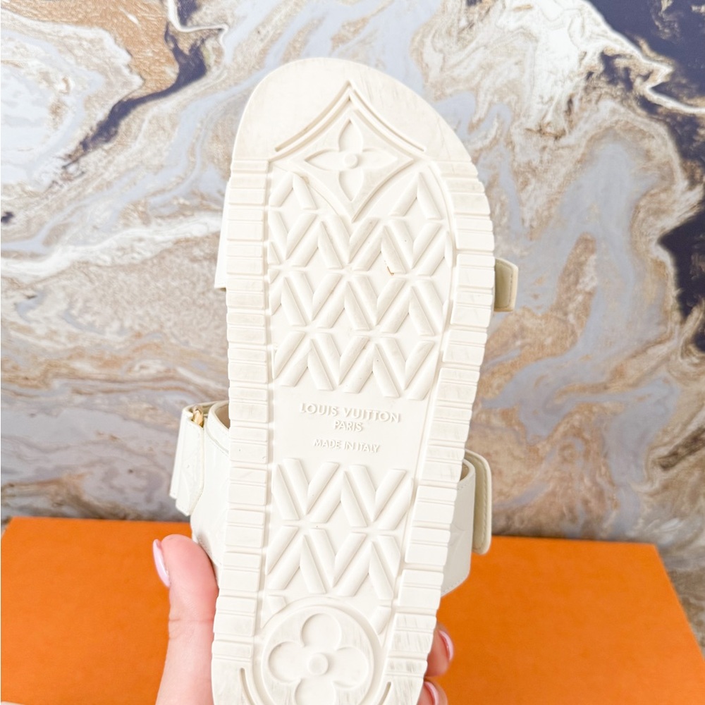 Louis Vuitton Monogram Bom Dia Comfort Flat Slide Sandal View 6